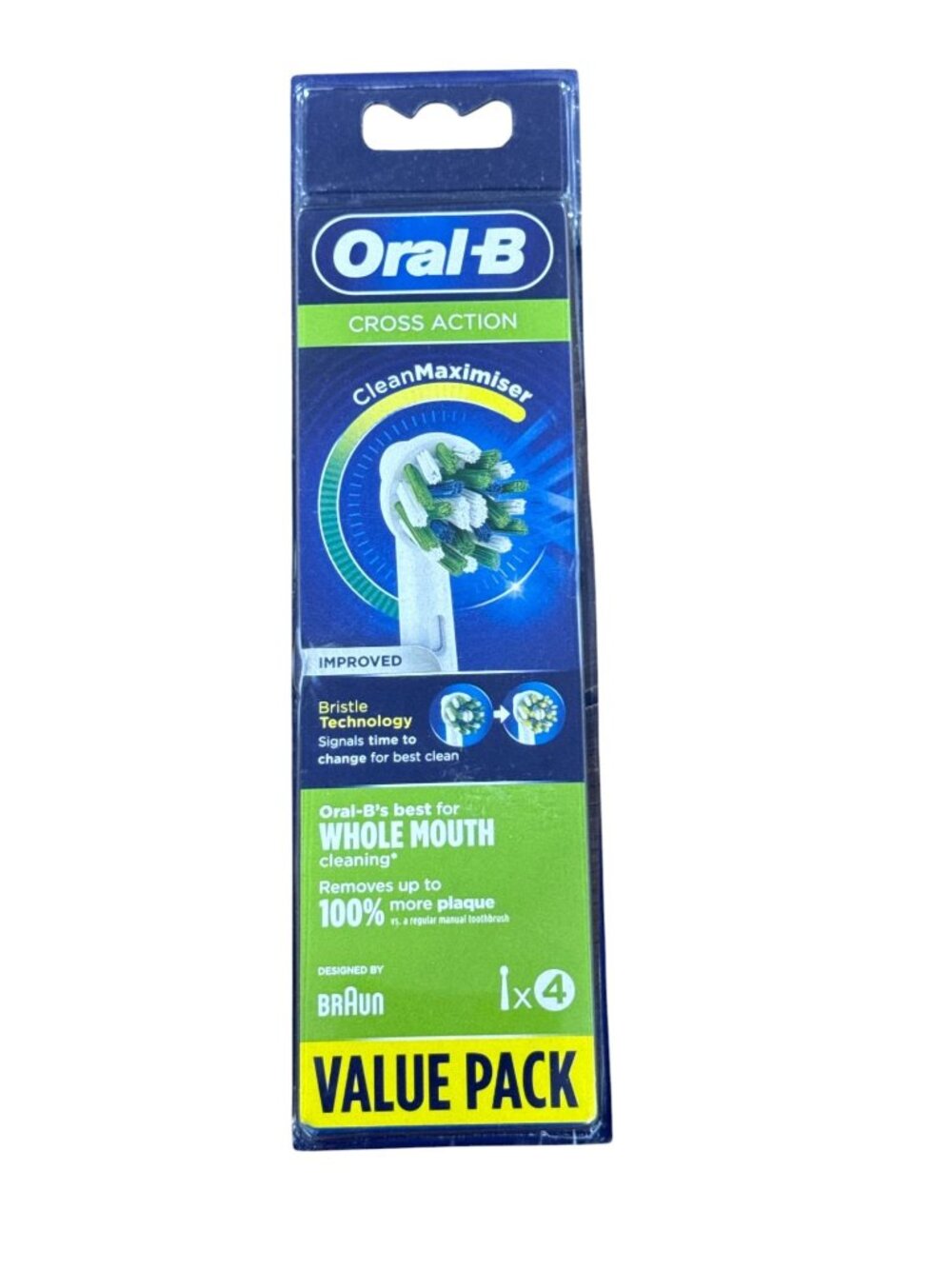 Oral-B Cross Action Clean Maximiser Electric Toothbrush Replacement Heads Value